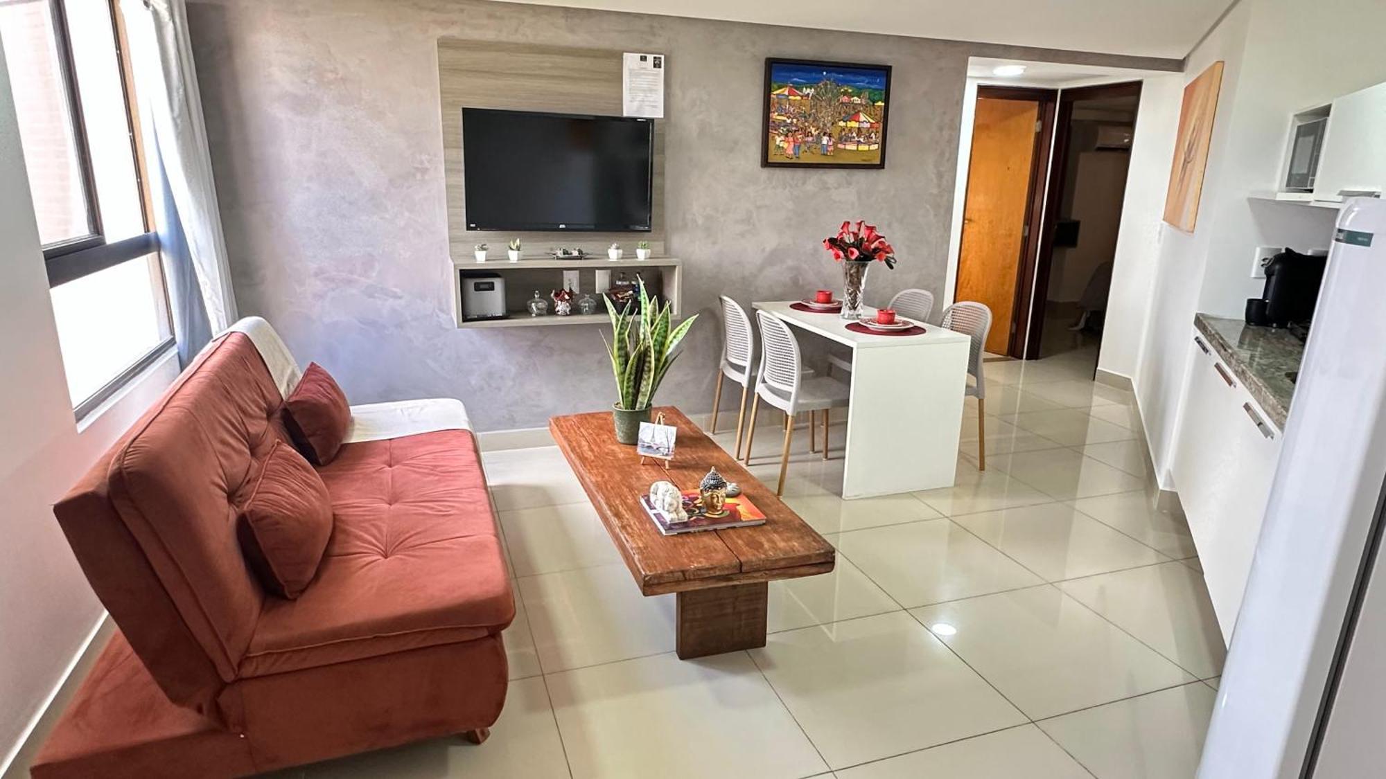 Apartamento Lindo A Beira Mar De Aparthotel *